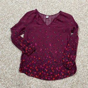 Floral Old Navy blouse